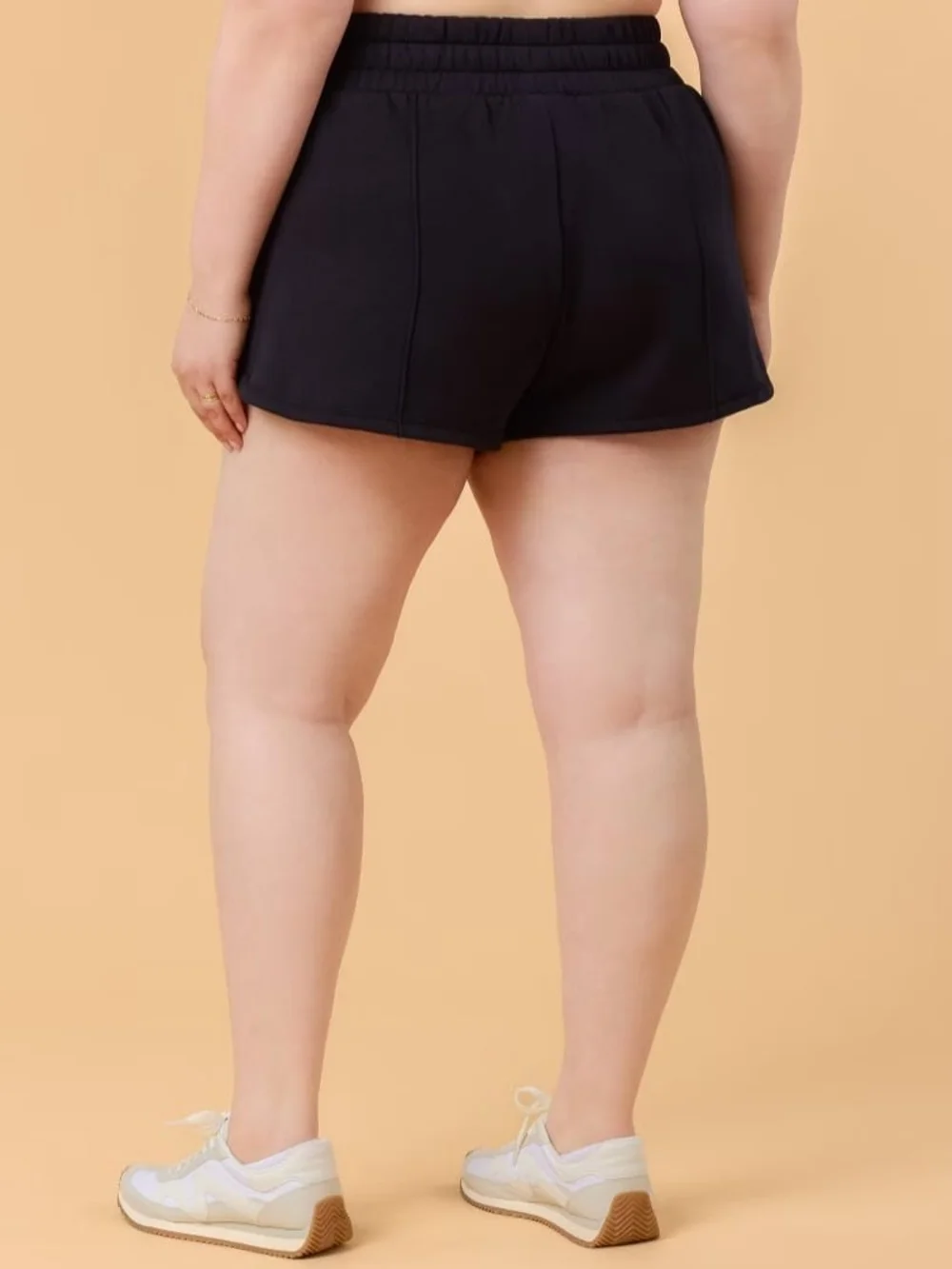 Women’s Athletic Drawstring Lounge Shorts - Picture 3 of 4